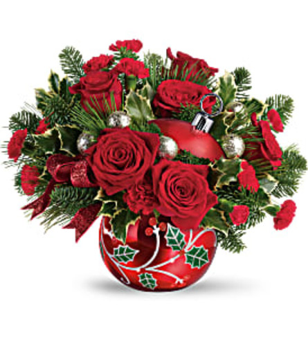 Deck the Holly Ornament Teleflora