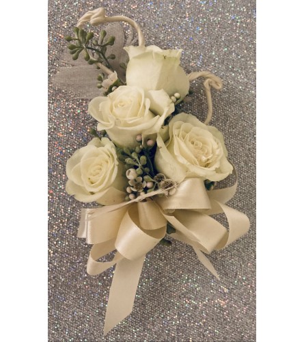 Ivory Rose Corsage