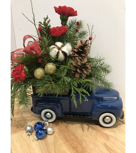 Jennings Vintage Winter Truck