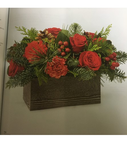 Christmas Box Arrangement