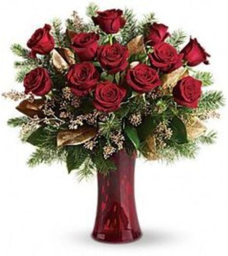 Golden Roses BF. An arrangement by Belak Flowers.
