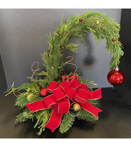 Grrinch Christmas Tree. An arrangement by Petals and Co..