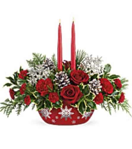 Teleflora's Winter's Eve Centerpieces