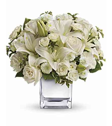 Peace & Joy Bouquet All White