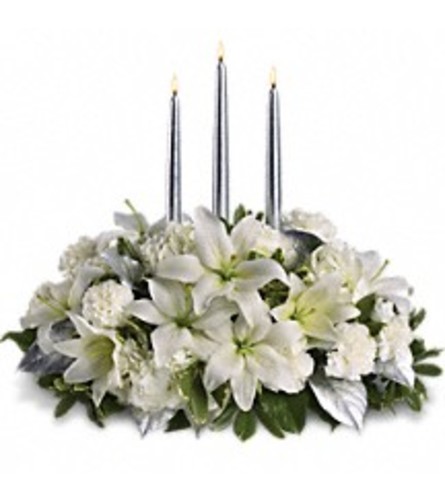 Silver Elegance Centerpieces