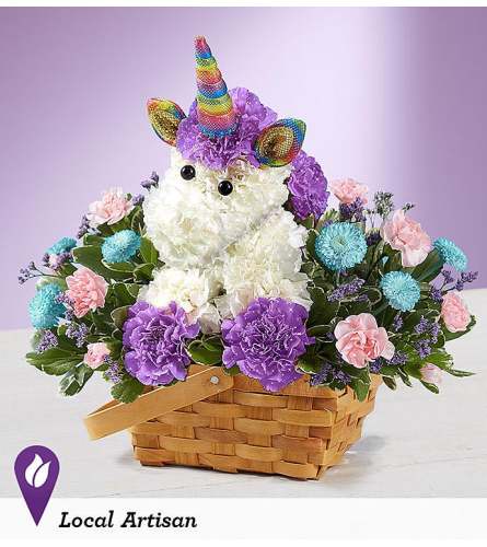 ENCHANTING UNICORN BASKET