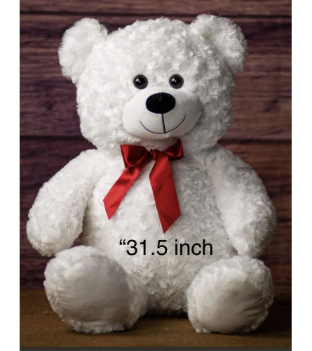 White Cuddle Teddy Bear