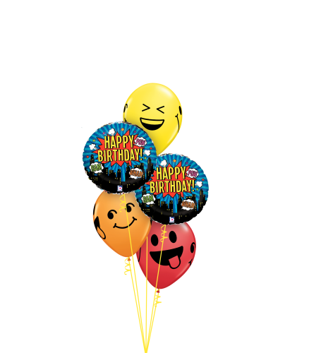 Super Hero Birthday Classic Balloon Bouquet