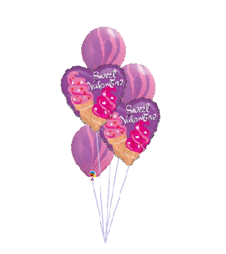 Sweet Valentine Classic Balloon Bouquet