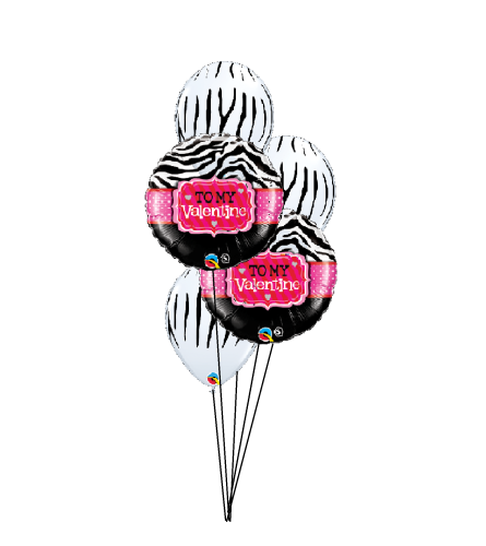 To My Valentine Classic Balloon Bouquet