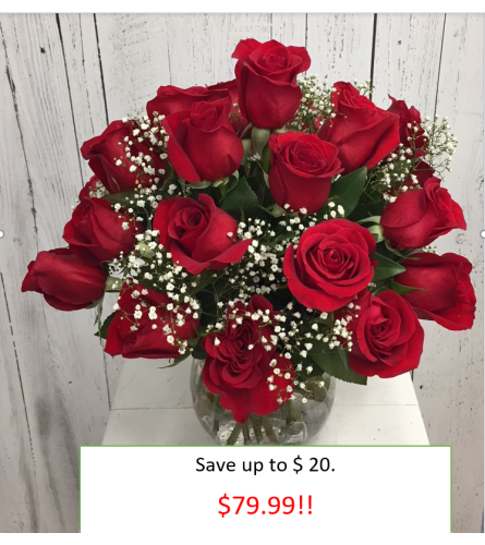 24 stem Red Rose Bouquet