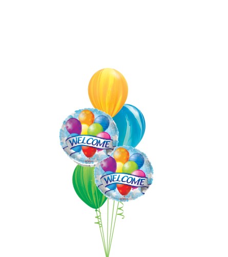 Welcome Banner Classic Balloon Bouquet