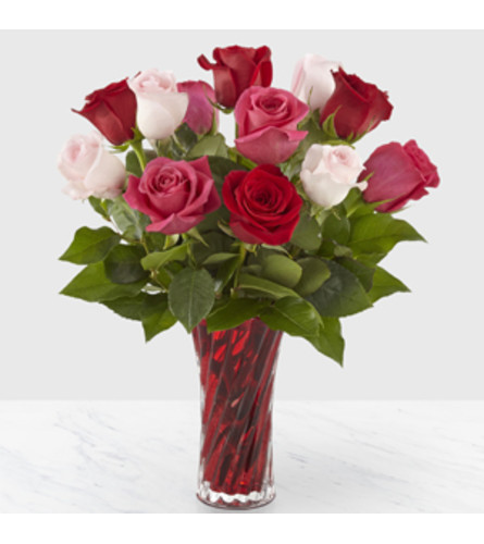 Sweetheart Roses by FTD. An arrangement by Blossoms On The Trail.