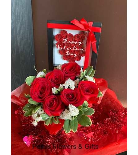 Happy Valentine's Day Rose Box