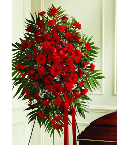 All Red Sympathy Standing Spray
