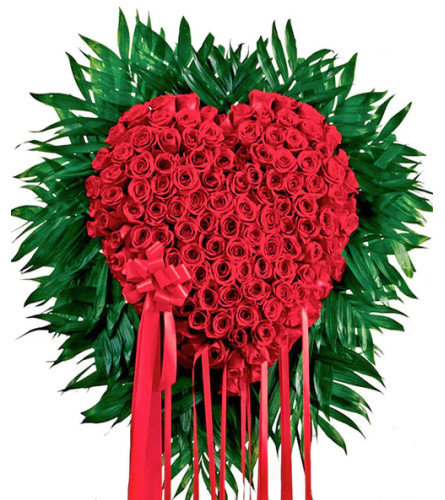 Standing All Rose Deluxe Bleeding Heart