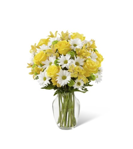 The FTD Sunny Sentiments Vase