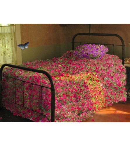 Daisy Loft Stay $20 extra Person Fee. An arrangement by Flowers by Priscilla.