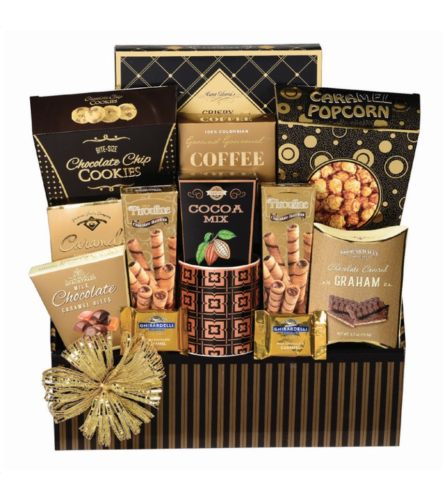 Coffee and Caramel Gourmet Basket