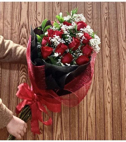 Red field bouquet