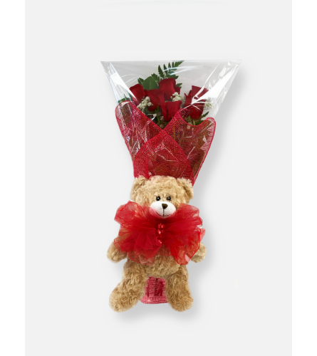 Teddy Bear Hug Bouquet