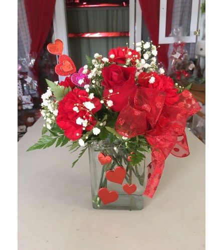 Valentine's New 2021. An arrangement by Flowers by Anna.