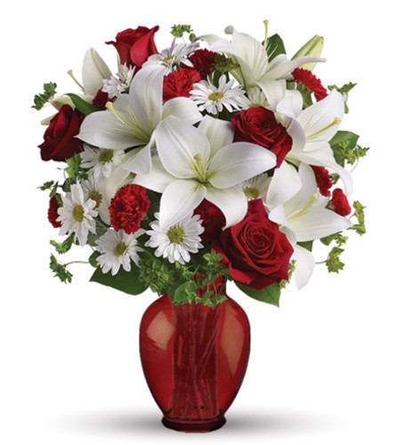 Be My Love Arrangement With Red Roses