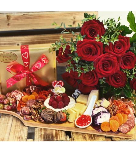 Just Add Wine. An arrangement by Linda's Floral Designs.
