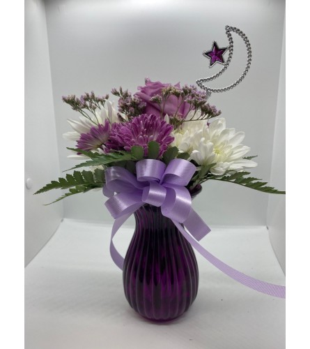 Daddy's Little Purple Princess Bouquet