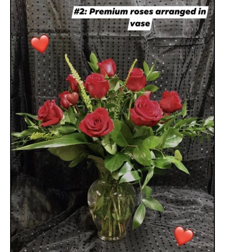 I LOVE you Premium 12 Red Roses