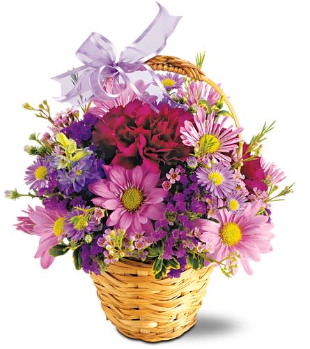Lavender Garden Basket
