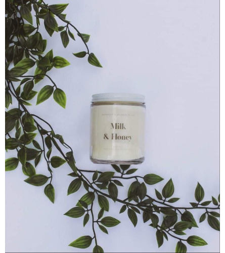 Locally Sourced Pure Soy Candles (Milk & Honey)