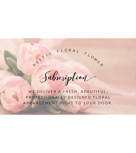 Fresh floral subscription bi-weekly