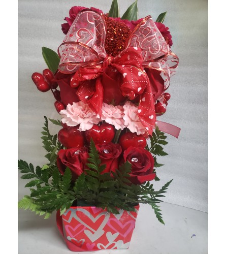 Love of heart. An arrangement by Jane's Floral Dreams.