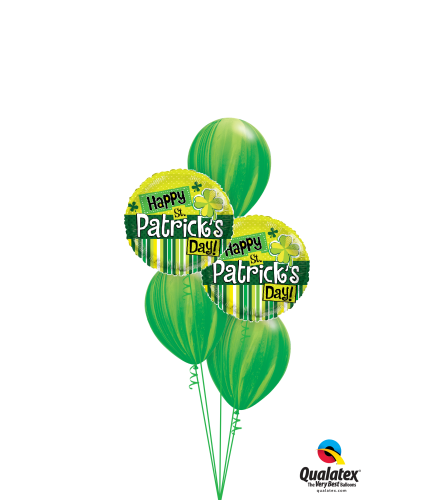 Happy St. Patrick's Day Classic Balloon Bouquet