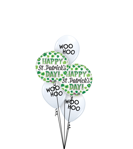 Woo Hoo St. Patrick's Day! Classic Balloon Bouquet