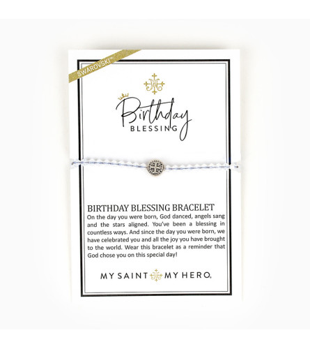 Birthday Blessings Bracelet - My Saint My Hero