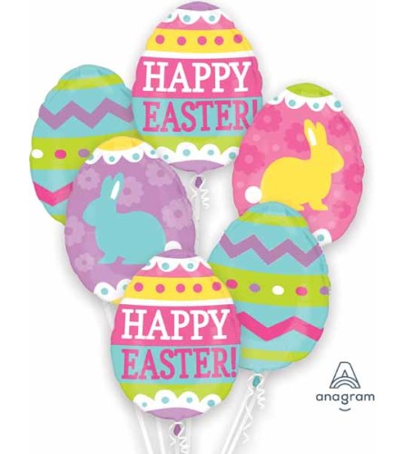 Easter Egg Hunt Extra Fun Foil Balloon Bouquet