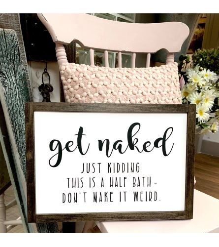 Get Naked Sign