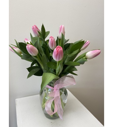 Spring Pink Tulips