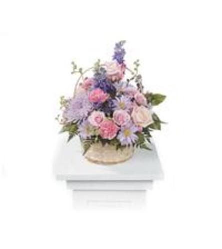 Monet's Garden Table Basket