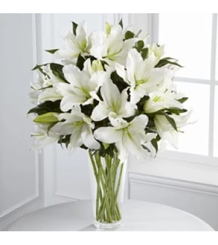 Lovely Light In Your Honor Vase Arrangement