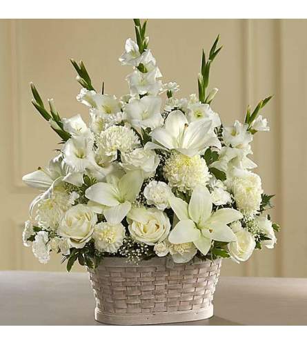 The Peaceful Passage Basket Arrangement