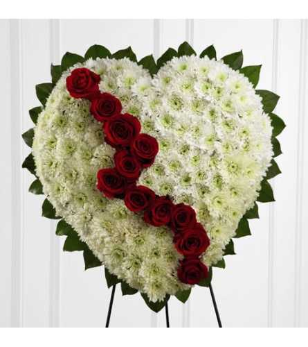 The Broken Heart Standing Wreath