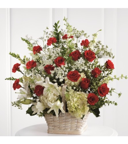 The In Loving Memory Basket Arrangement