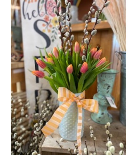 Tail of Tulips. An arrangement by Freshwater Farms.