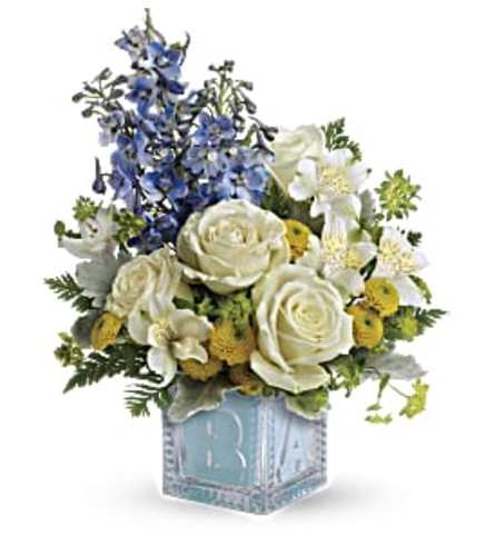 Welcome Little One Bouquet - Blue