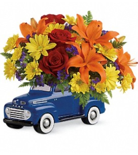 The Vintage '48 Ford Pickup Bouquet