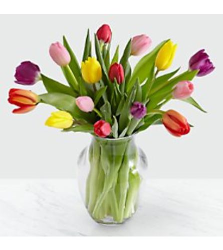 FTD® - Rush of Color assorted Tulip Bouquet