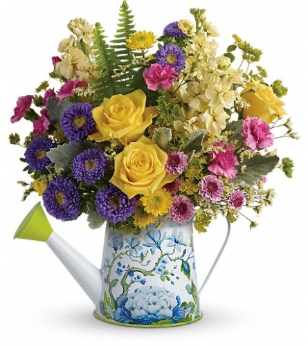 A Sunlit Afternoon Bouquet (Teleflora) - Deluxe. An arrangement by North Liberty Flower Shop.